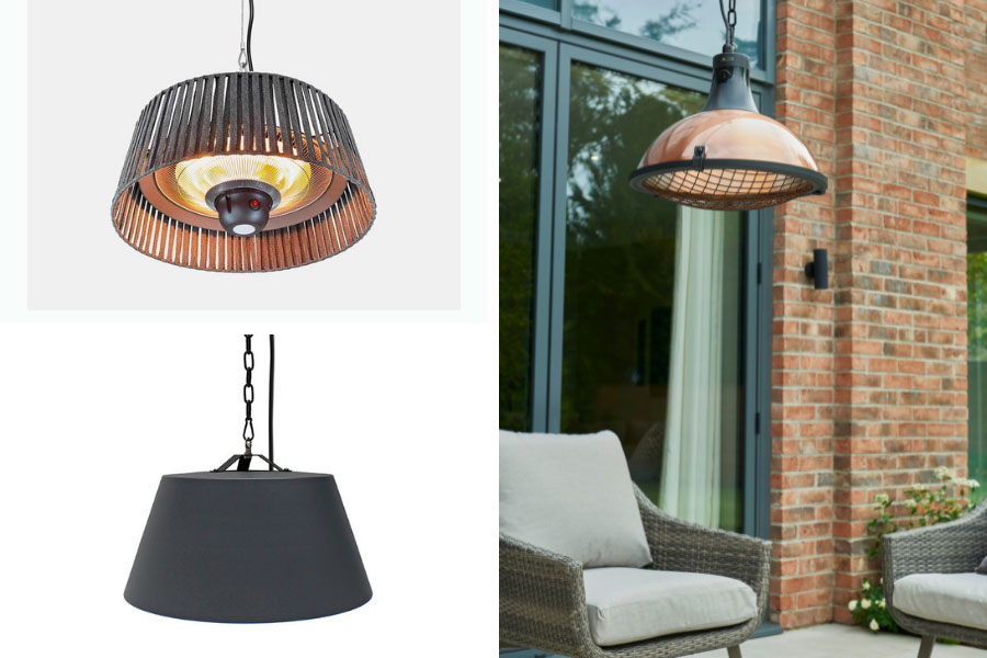 Electric hanging garden pendant heaters